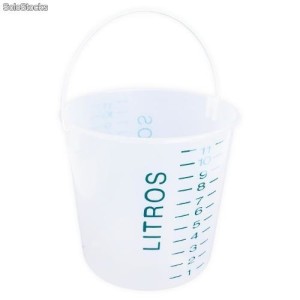 BALDE 12LTS GRADUADO COBALTO / STM PLASTIC