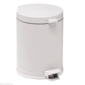 LIXEIRA 3561 BRANCA PLAST 10,5LTS VIEL