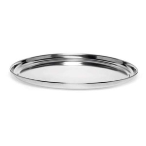 BANDEJA INOX REDONDA FUNDA 40CM 819281 DATERRA