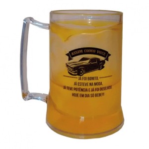 CANECA TERMICA C/GEL CARRO 0056 450ML UNIKA