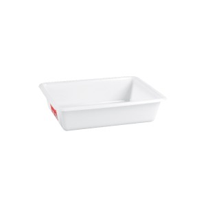 BANDEJA RETANGULAR BIOPRATIKA 727 BRANCA (30X22X7) 3LTS PLEION