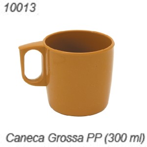 CANECA PLAST 300ML CARAMELO JOLLY