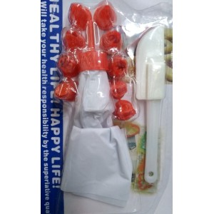 DECORADOR BOLO PLASTICO C/11PCS 501806 PALACIO