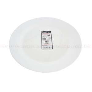 PRATO RASO 26,5CM 5543 C/12 PESO CONTROLADO MENU NF