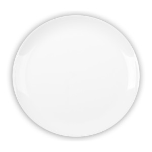 PRATO RASO 27CM 5545 C/12 PESO CONTROLADO BLANC NF
