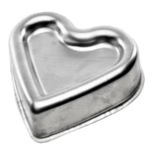 FORMA BOLO BALLERINE CORAÇÃO 0886  25X23X7 CAPARROZ