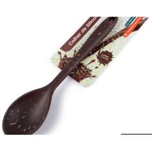 COLHER SILICONE CANDY D0534 28CM DOLCE HOME