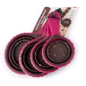 MEDIDOR RETRATIL 4 PÇS SILICONE CANDY D0528 DOLCE HOME