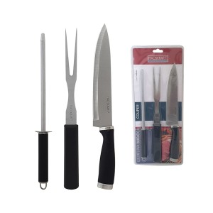 CONJUNTO DE CHURRASCO COUPER 3PCS FCH-J507 HAUSKRAFT ETILUX