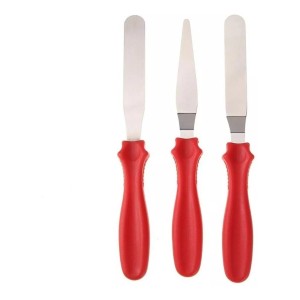 JOGO 3 ESPATULAS PARA CONFEITAR  ESP-750 KONFEKTT