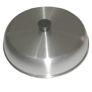 ABAFADOR HAMBURGUER 20CM ALUMINIO ACO