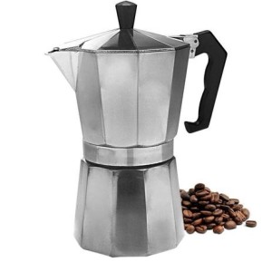 CAFETEIRA ITALIANA 6 CAFES KH3001-6 ALUMINIO KEHOME