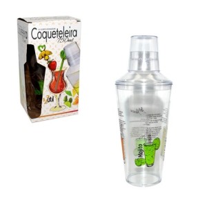 COQUETELEIRA ACRILICO UD374 500ML C/DOSADOR 123 UTIL