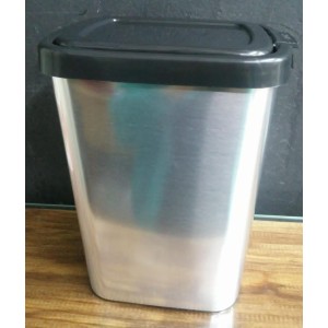 LIXEIRA 9LTS CINZA 25462 ARQPLAST