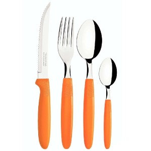 COLHER MESA LARANJA IPANEMA 23363/040 C/12 TRAMONTINA