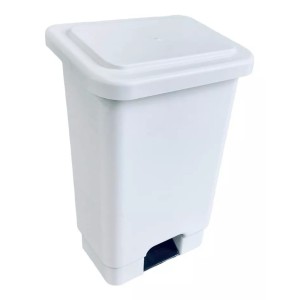 LIXEIRA PEDAL 75L BRANCA LIX75LB DMT