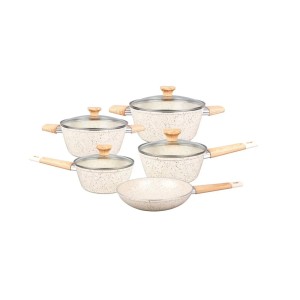 JOGO PANELAS 5PCS CREME BAC-1001 BACCANI