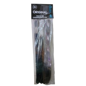 FACA CHURRASCO C/6 SL0157 ORIENTE ORIGINAL