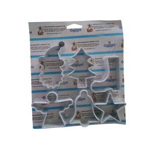 CORTADOR DE BISCOITO NATAL C/6 GAZONI