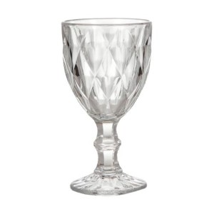 TACA DIAMANTE 88051 C/6 CLEAR 260ML LANTY