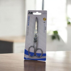 TESOURA MULTIUSO 9481 6 CROMADA 15,3COM KEHOME