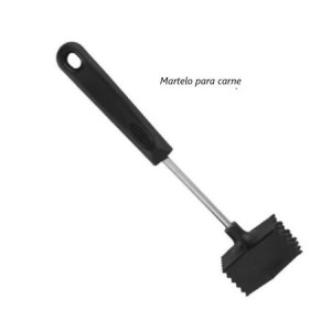 MARTELO CARNE HM758 25CM PLASTICO INOX HM