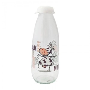 GARRAFA LEITE VIDRO 1L 17634 BCA FULL-FIT